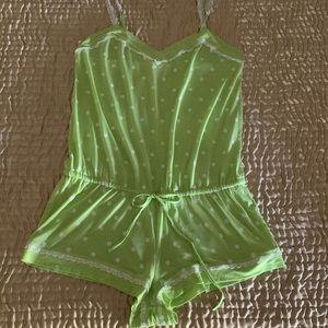 Victoria Secret M nightie romper soft light & cute comfy EUC!